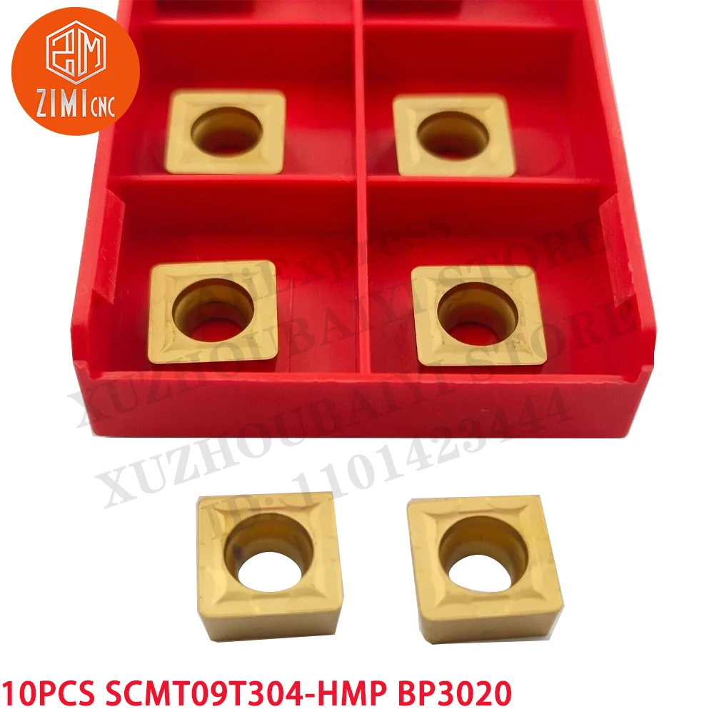 10PCS SCMT09T304-HMP BP3020 SCMT Carbide insert Internal cylinder turning insertion CNC tool metal lathe mechanical cutting tool