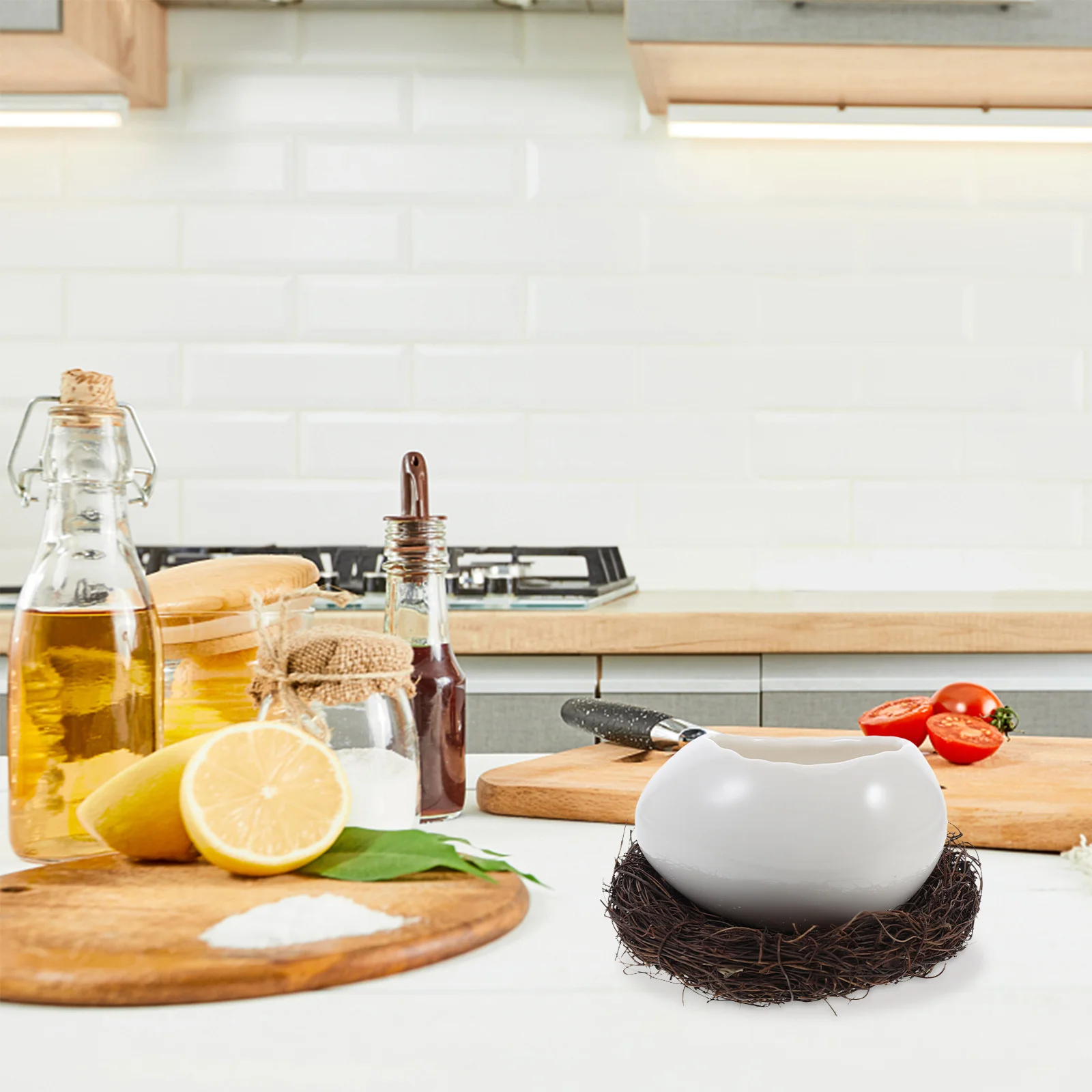 

1Set Broken Egg Ceramic Small Dessert Bowl 220ml Snack Serving Container Food Display Appetizer Decorative for Home Party