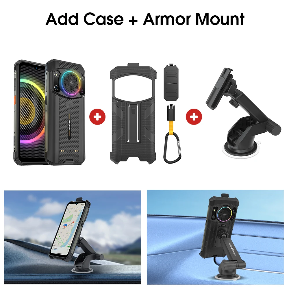 Ulefone Armor 21 16gb ram 256gb rom, android 15 helio g99 6nm, 64mp kamera, 24mp nachtsicht kamera, 9600mah. 6.58 "120hz. nfc