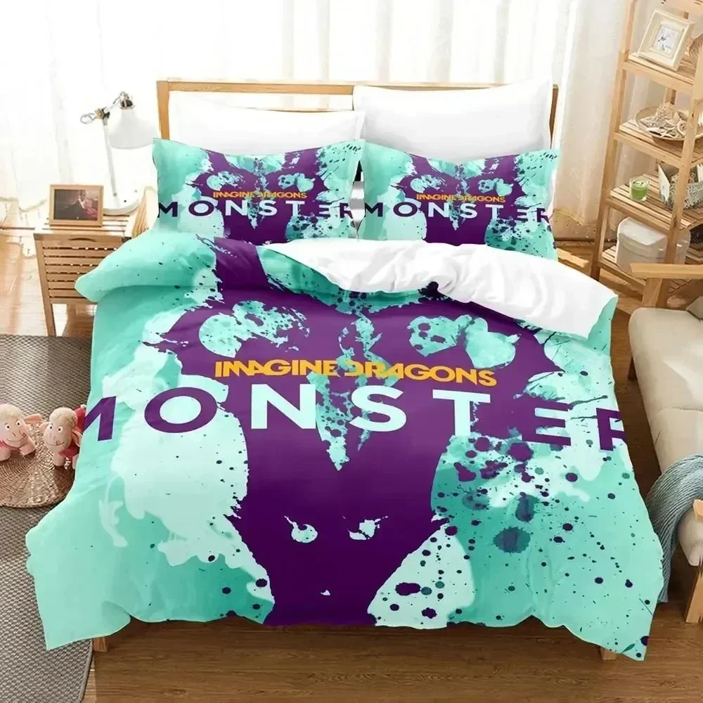 

3D Print Imagine Dragons Album 3D Duvet Cover Bedding Set Comforter Linen Pillowcases Home Decor Single Double Twin King Queen