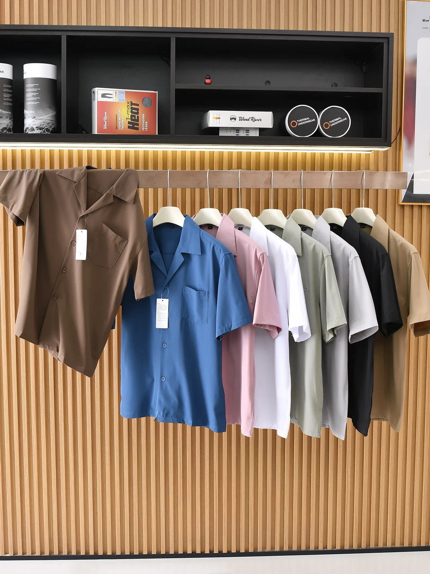 Lightweight Breathable Cuban Collar Short Sleeve Casual Shirt for Men Summer Thin Pure Color Loose Fit Standard Style Polyest...