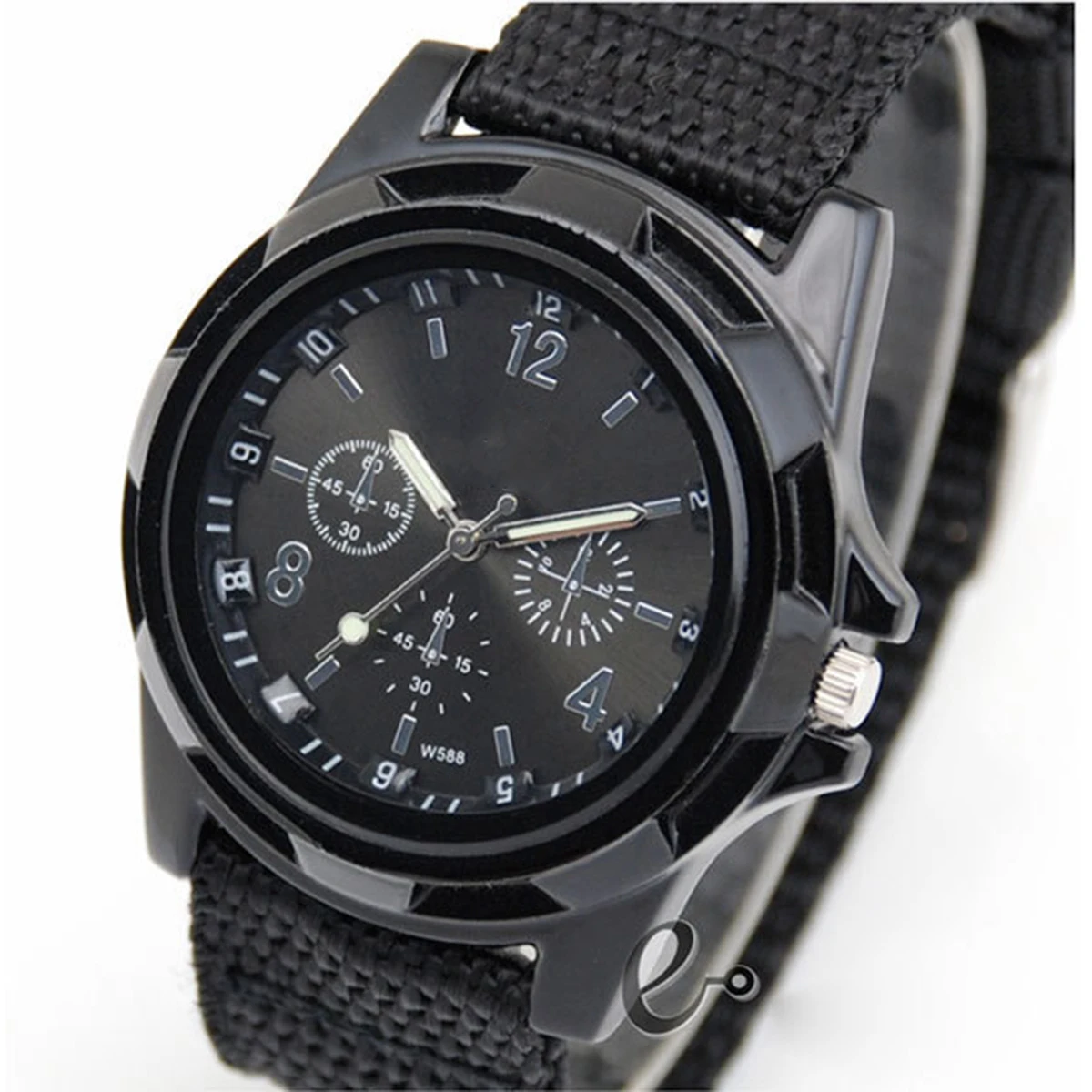 Men Watch Army Soldier Military Canvas Strap Fabric Analog Wrist Watches Fashion Quartz Sports Wristwatches Clock Luminous Watch