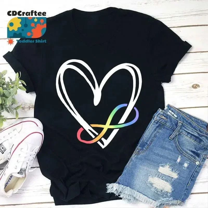 Autism Heart Teacher T Shirt Awareness Life Kindergarten For