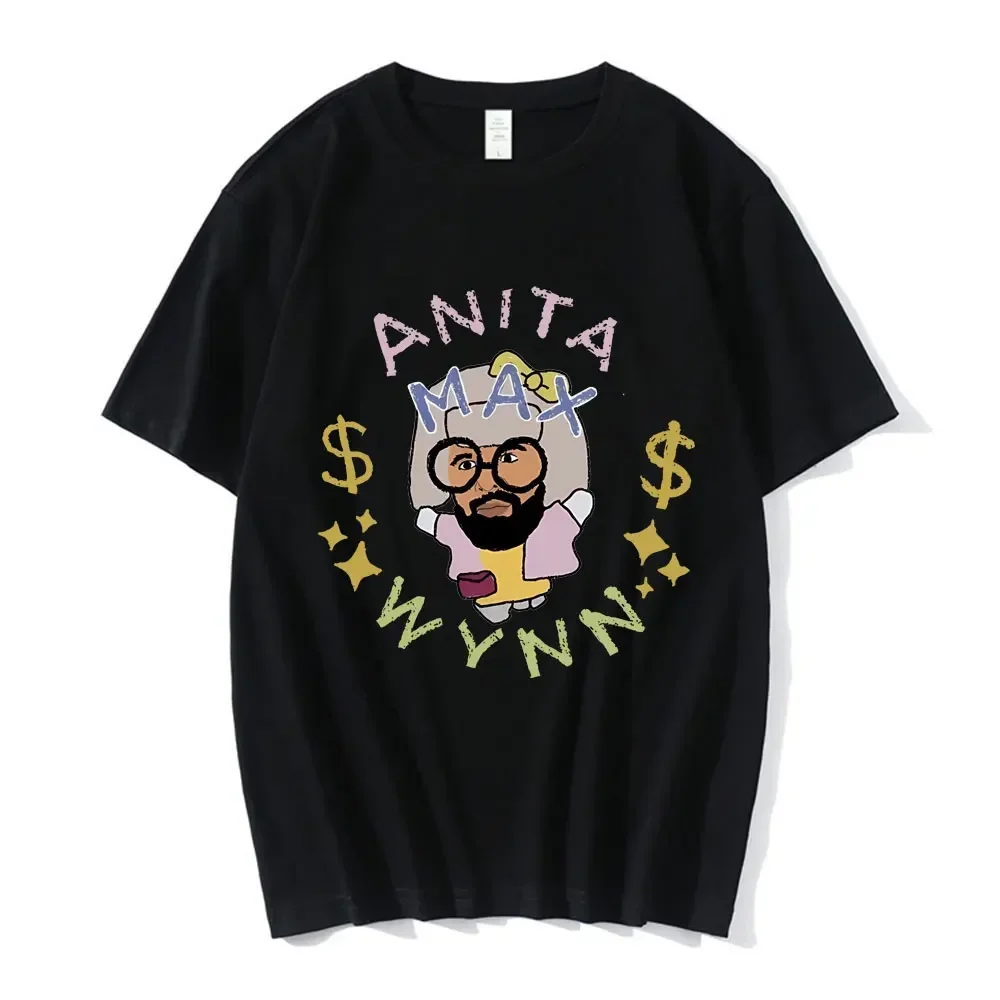 Anita Max Wynn Funny Drake Meme T-shirt Men Women's Fashion Vintage T-shirts 100% Cotton Casual Short Sleeve Oversized T Shirts