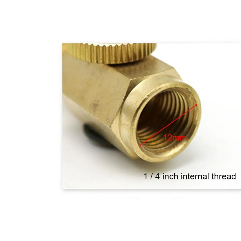 1/4 inch NPT Air Flow Regulator Control Valve Pneumatic Speed Regulation for Pneumatic Tools Air Conditioning Device