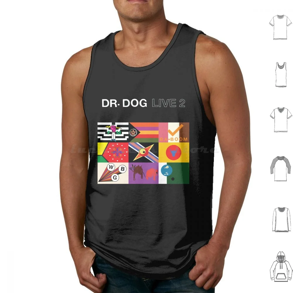 Dr.dog Live para hombre y mujer, camisetas sin mangas de algodón con estampado personalizado de anillos de perro Jeulia, abrigos de perro con patas de temporada, perro Hermana Grande