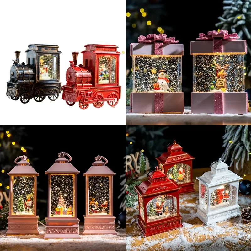 Christmas Ornaments Music Snowflake Lights Tree Decorations Scene Decor Gifts