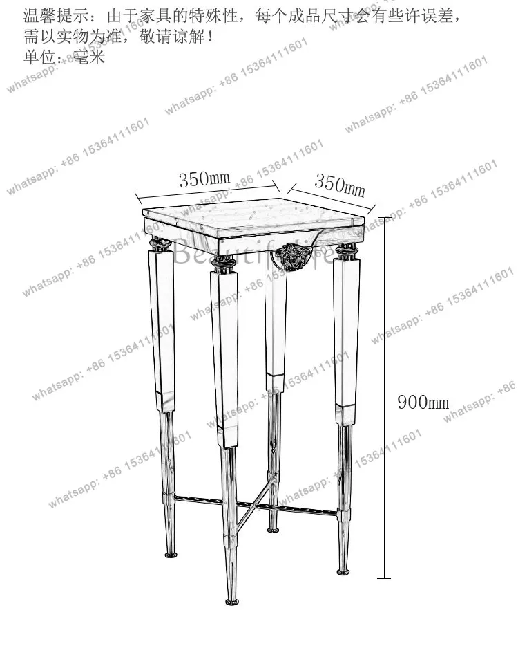 LS  Steel Flower Rack, Balcony Sofa Rear Exterior Wall Floor-to-ceiling Light Luxury Golden Living Room Creative Partition