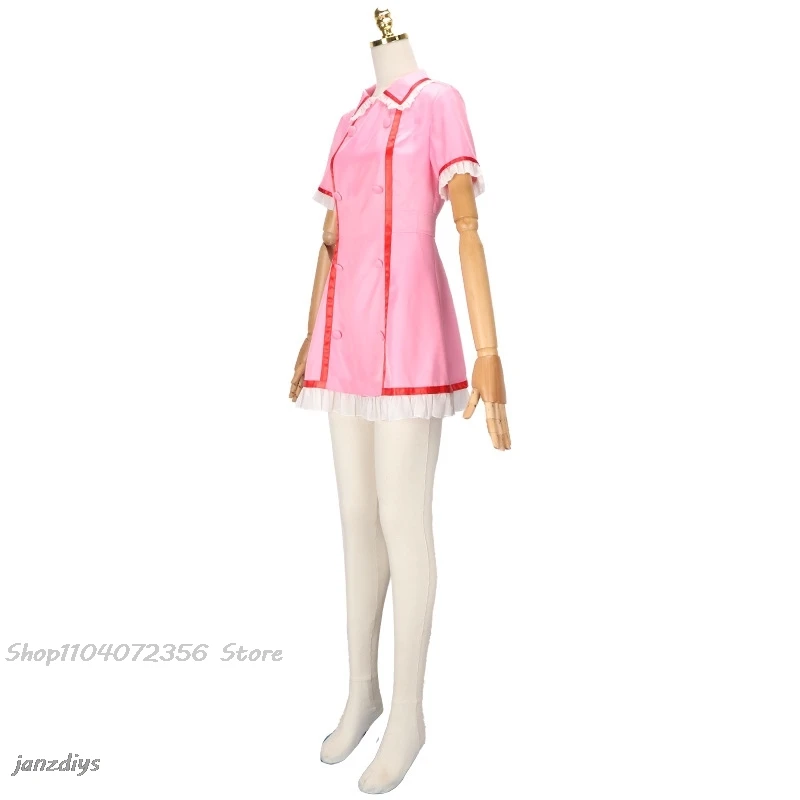 Anime Mikuu Cosplay Nurse Dress Virtual Singer Project Diva Nurse Uniform And Hat Halloween Party Stage Costumes