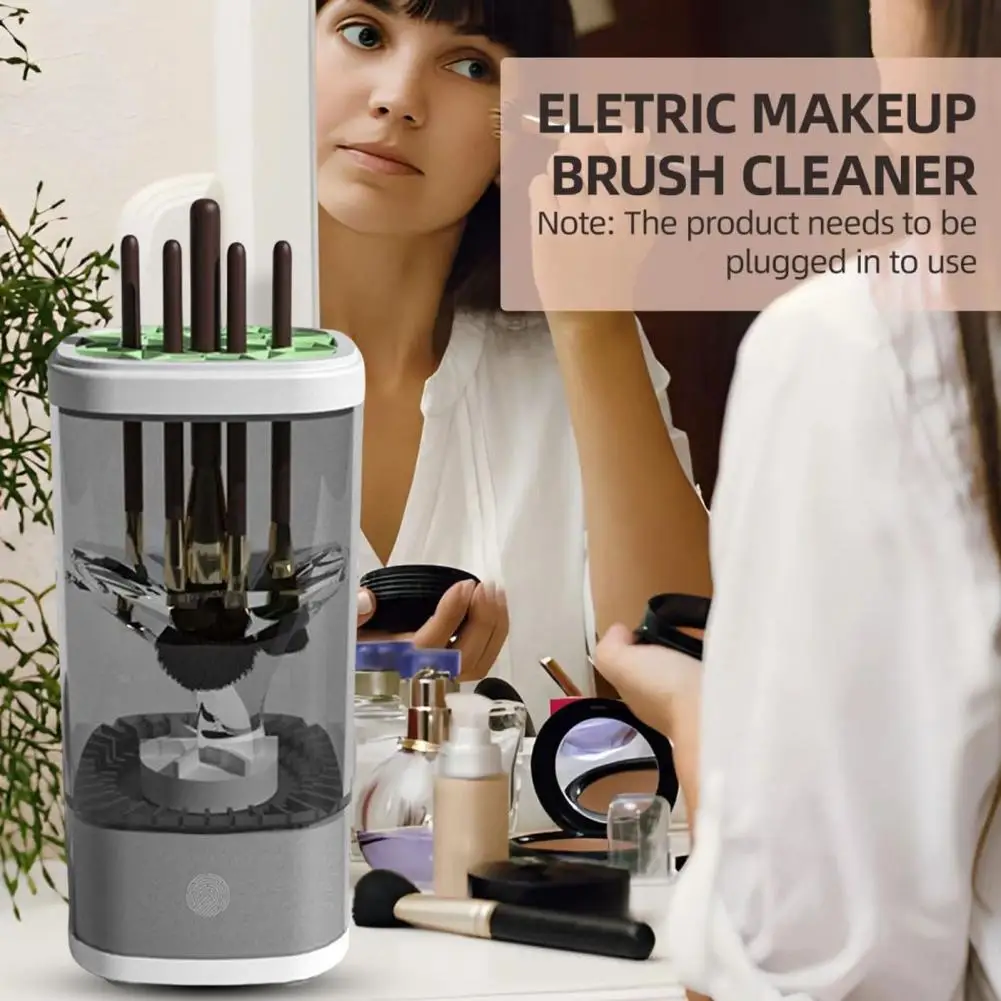 Automatic Makeup Brush Cleaner Automatic Electric Makeup Brush Cleaner with Uv Light Drying Usb Operation Efficient Cosmetic