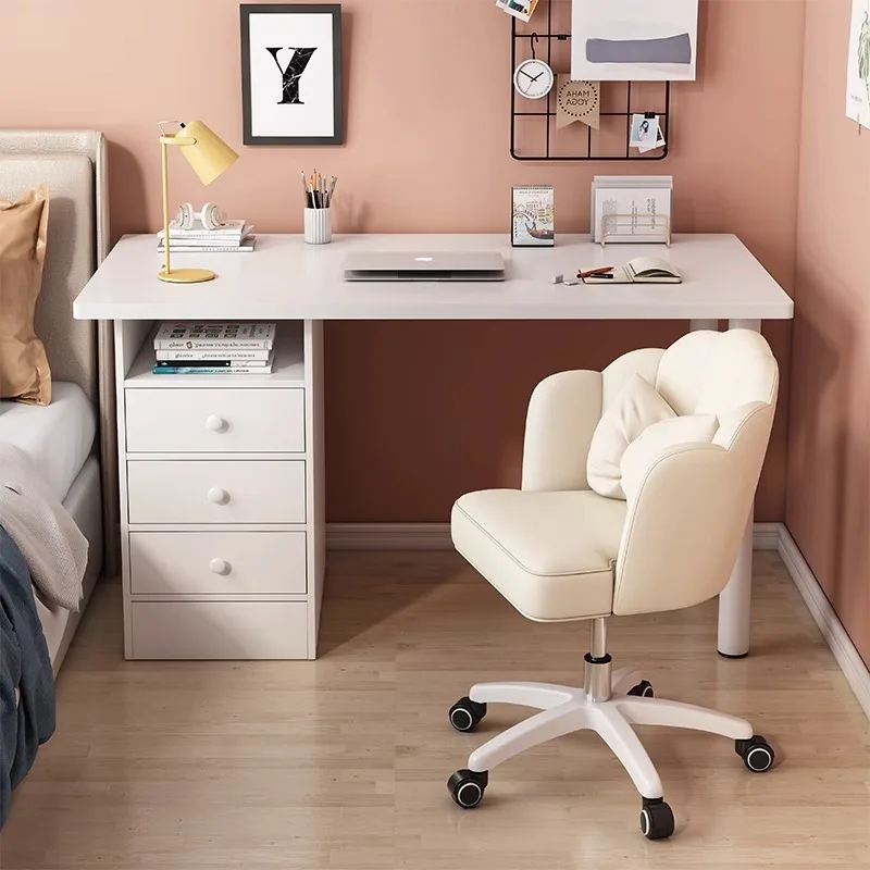 

Computer desk Desktop bedroom Girls makeup table with drawers Student home study desk Rental house desk