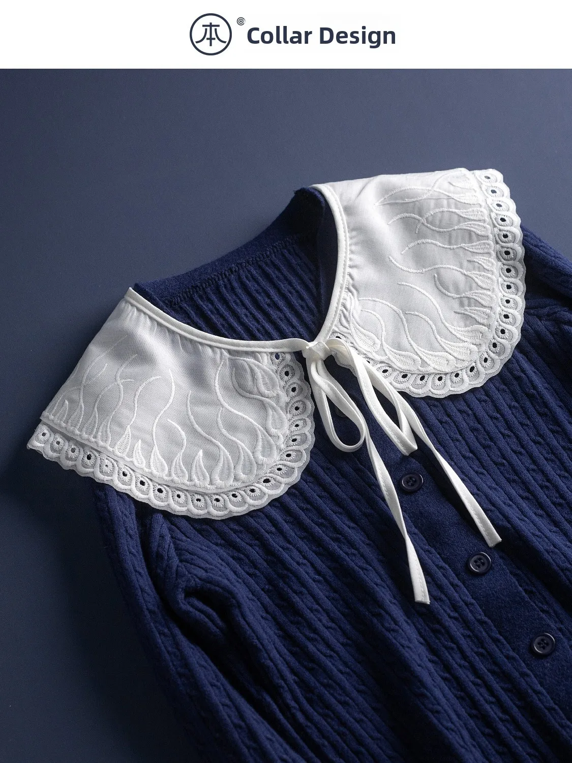 colarinho-falso-decorativo-casual-com-renda-bordada-e-laco-versatil-em-fibra-de-poliester-cor-pura-primavera-verao-outono