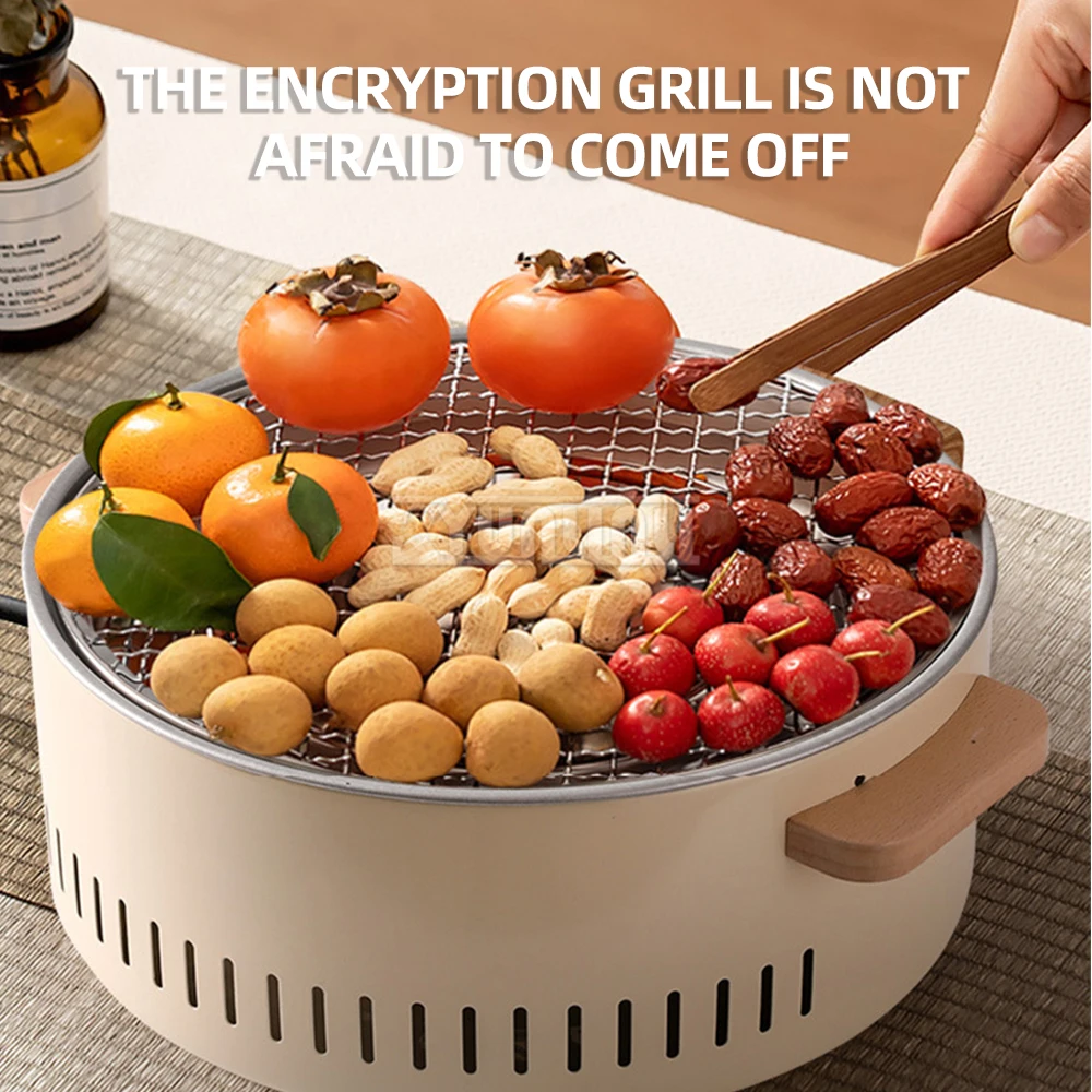 Charcoal BBQ Stove  Brewing Tea Around the FireOutdoor Portable Barbecue Grill Small Tea Cooker KH-5