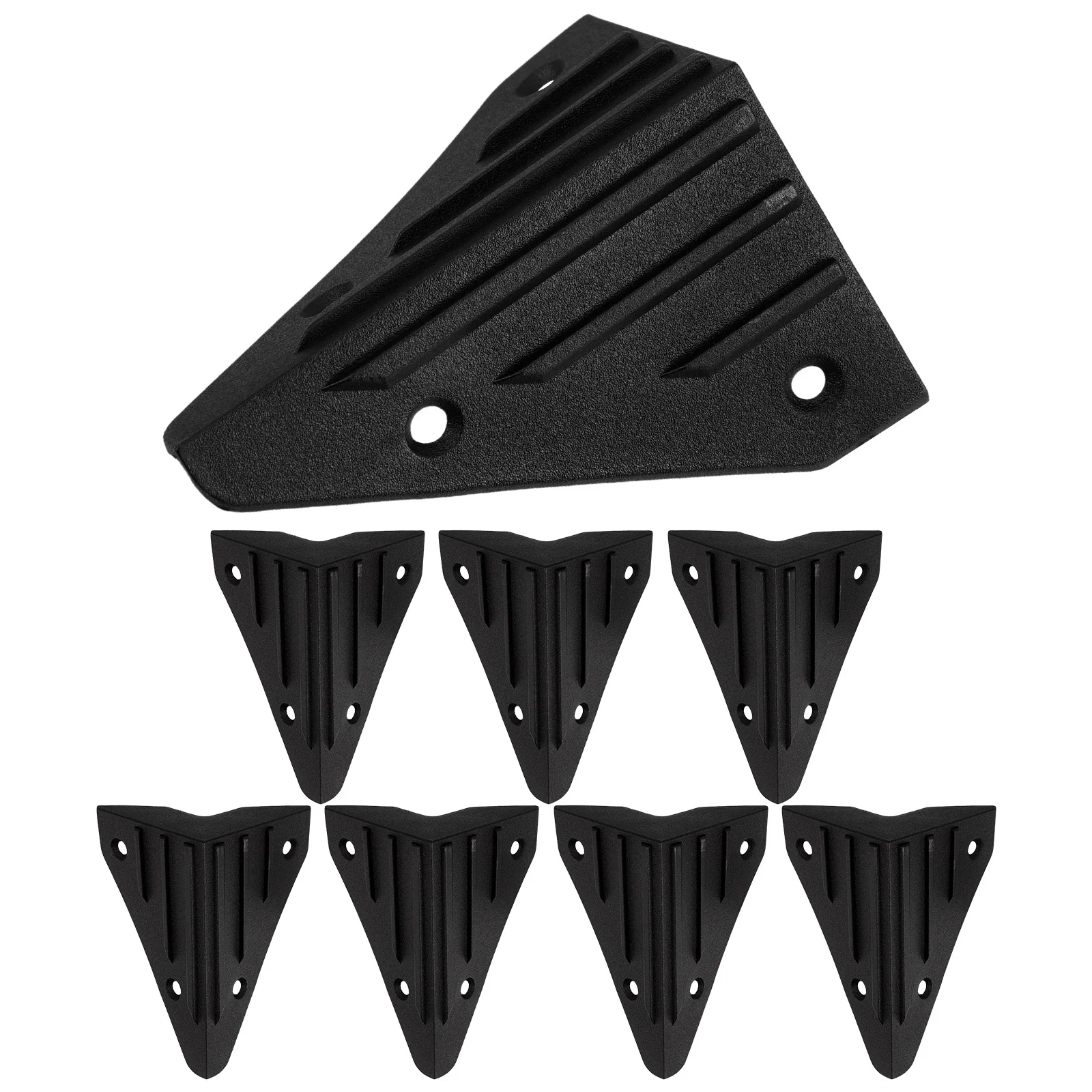 

8Pcs Long-Lasting Plastic Speaker Corner Protectors Snug Fit Right Angle Design Stage Audio Gear