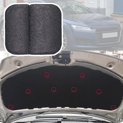 20 шт. для Audi TT 8J FV 8S 2008 2009 2010 2011 2012 2013 2014 2015 2016-2020, зажим для капота двигателя, звукоизоляционная заклепка 1H 5863849