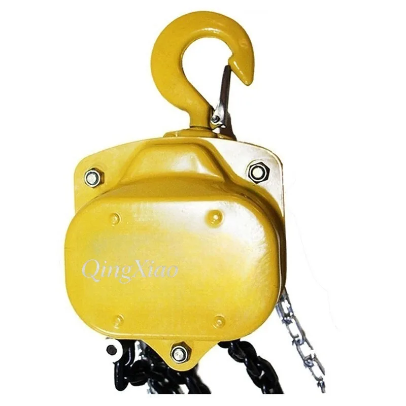 HS-C Triangle Manual Lifting Hoist Hand Pull Chain Block Double Pawl Brake Portable Hand Chain Hoist Heavy Load Industrial - view 5