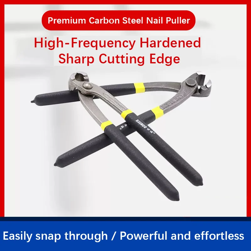 1pc Nutcracker Clamps 8-10 Inch Nail Puller Carpenter's Nail Extractor Shoe Repair Tool Top Pliers