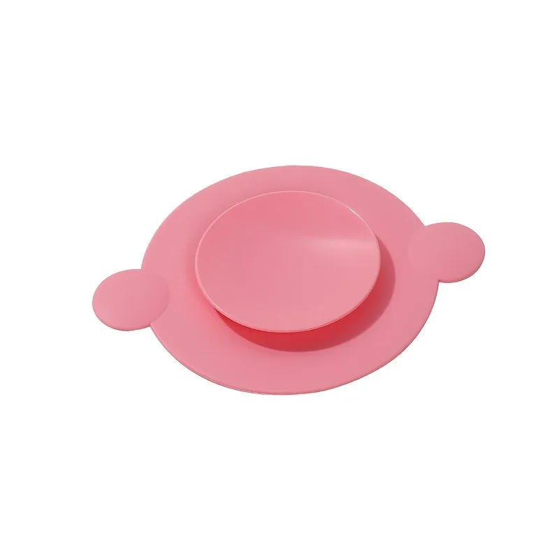 Desktop suction pad, random color, professional dish suction silicone coaster, non-slip double-sided suction cups for securing d