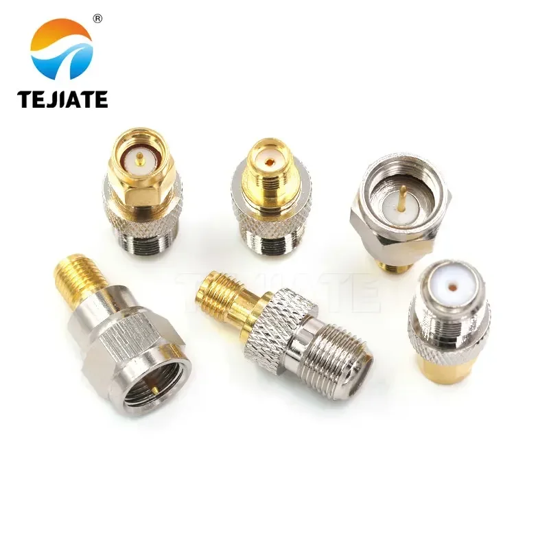1PCS SMA To F Adapter SMA/F-JK RF Coaxial Extension Stew Internal Pin Adapter Male To Female Converter Connector