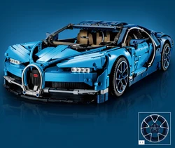 90056 4031pcs Super Racing Car Bugattied Chiron 1:8 Model Static Building Blocks 42083 Bricks Kids Toys Children Birthday Gifts