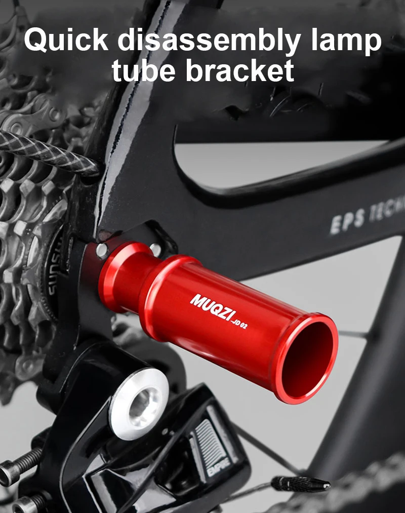 Fahrrad M5 Naben-Schnellspanner Rücklicht-Halterung Nachtfahrlampen-Halterung MTB Rennrad-Lichthalterung Fahrradzubehör – Detail 1