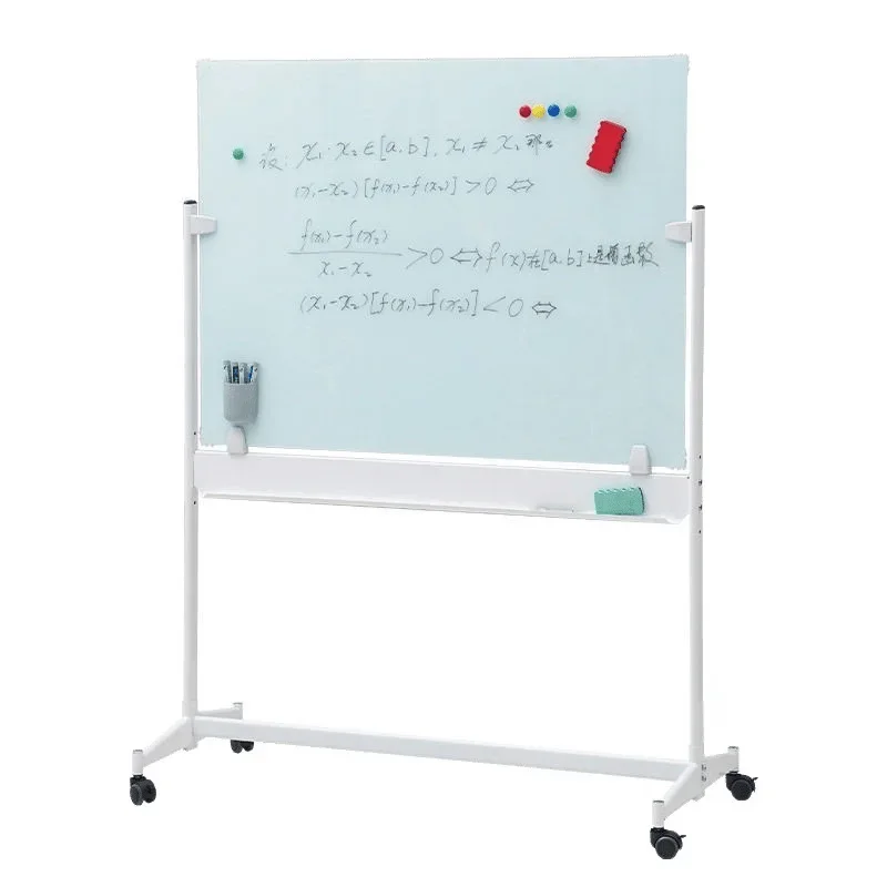 

H-type bracket type tempered glass whiteboard ultra-white matte magnetic office conference school training household removable