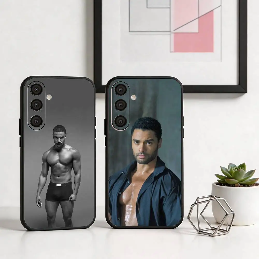 

Dashing Rege-Jean Page Phone Case For Samsung A73,72,71,53,52,51,22,91,80, Soft Black Cover