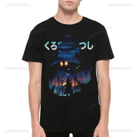 Characters of The Final Fantasy Game Wizard Printed T Shirt Tops Final Fantasy Vivi Ornitier Tops Tee Shirt Unisex Short-sleev