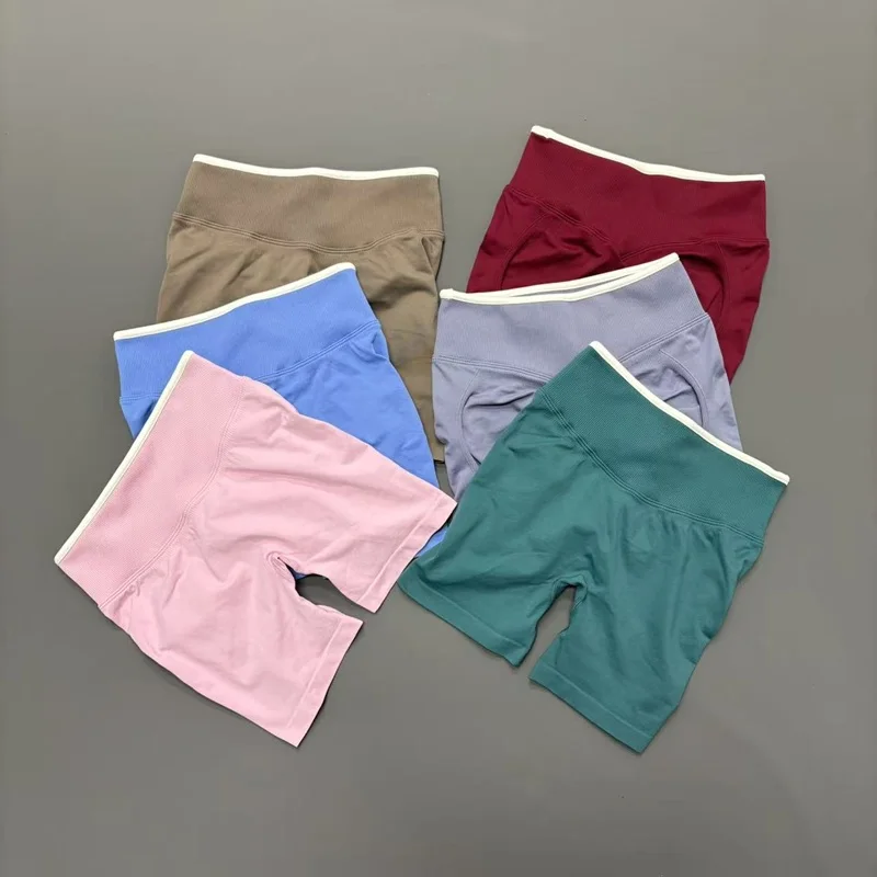 Workout Shorts Women High Waist Scrunch Butt Lifting Seamless Soft Stretch Gym Fitness Yoga Running Cycling Athletic Shorts