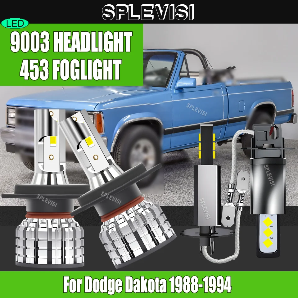 

Energy-Saving Waterproof LED Headlight Foglight Bulbs – Enhanced Clarity For Dodge Dakota 1988 1989 1990 1991 1992 1993 1994