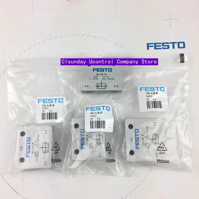 

New Original FESTO solenoid valve 6681 OS-1/8-B OS-1/4-B 6682