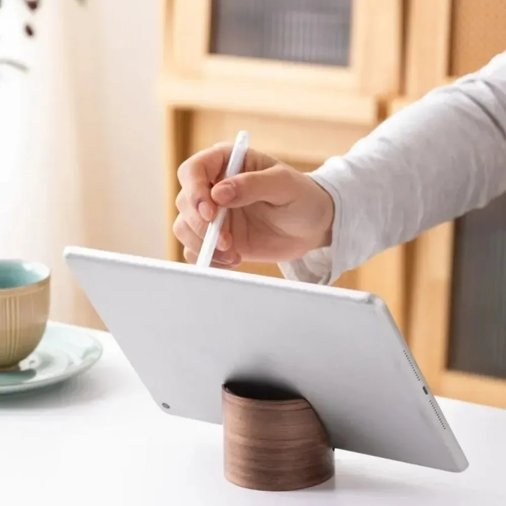 

New Walnut Mobile Phone Stand Multi Purpose Premium Envelope Business Card Stands Storage Rack Portable Desktop Holder