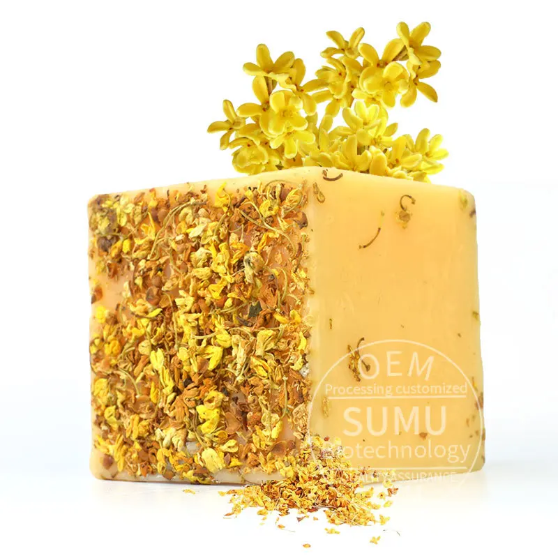 120g Plant Skin Care Osmanthus Horse Oil Soap Moisturizing Essential Oil Soap Gentle Cleansing Nourishing Skin Moisturizing