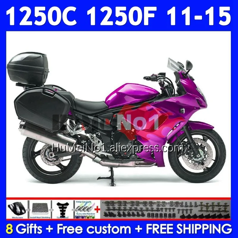 Kit For SUZUKI Bandit GSX1250F GSXF 1250 11 12 13 14 15 Glossy Pink 124No.20 GSXF1250 GSX1250C 2011 2012 2013 2014 2015 Fairing