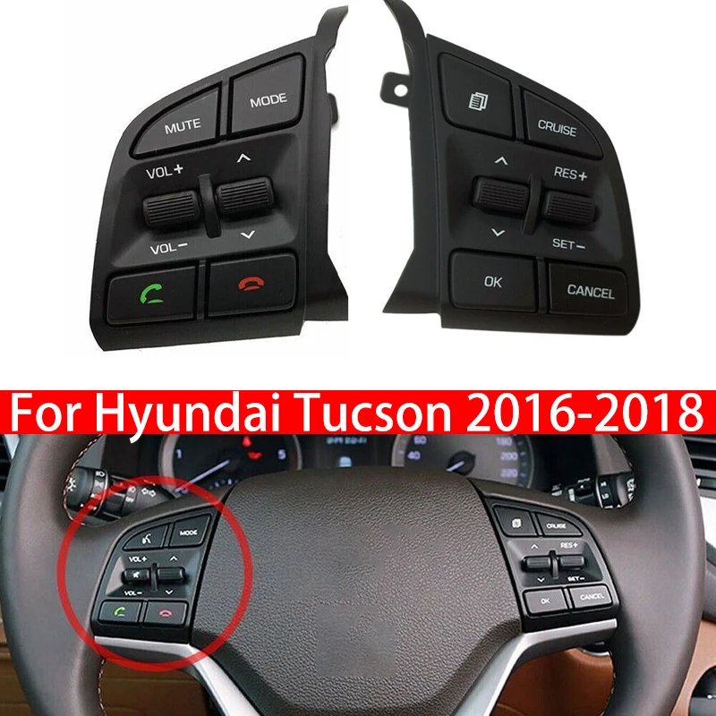 96710D35004X 96720D32004X para Hyundai Tucson 2016-2018 coche multifunción Control del volante interruptor botón piezas interiores