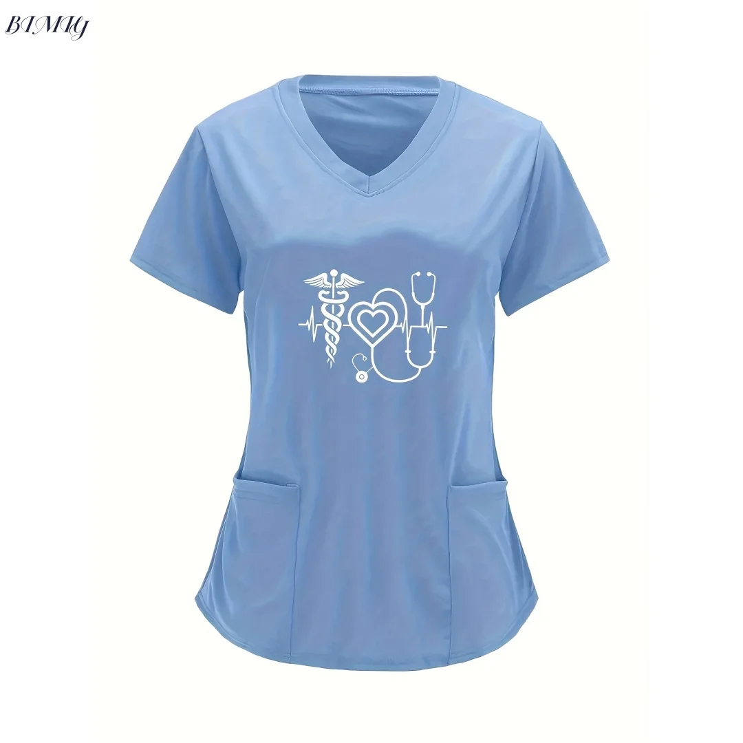 Camiseta feminina com gola redonda e estampa de lua – camiseta casual de manga curta para primavera e verão verão manga curta harajuku streetwear