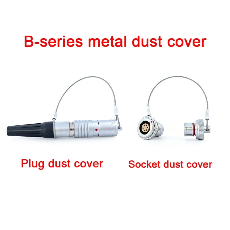 FGG 0B/1B/2B/3B IP68 Compatible with REMO Connectors Metal Dust Cover 0K/1K/2K/3K Aviation Metal Plug and Socket Waterproof Cap