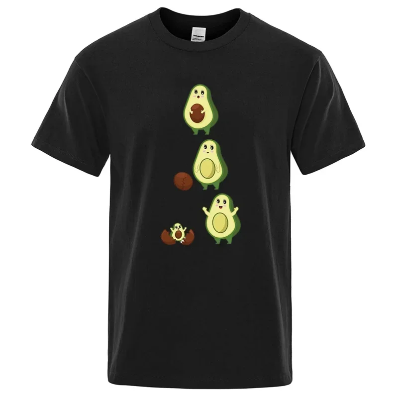 

CartoonCuteAvocadoFunnyManClothingHipHopLooseT-ShirtsBreathableStreetTopsPatternCottonSportswearTshirt80402