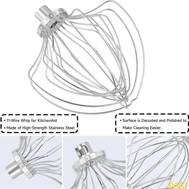 Whip a filo da 96GF per KMS8990NP 7QT KN211W KSM8990DP KMS7586RSR MIXER TETT TEST