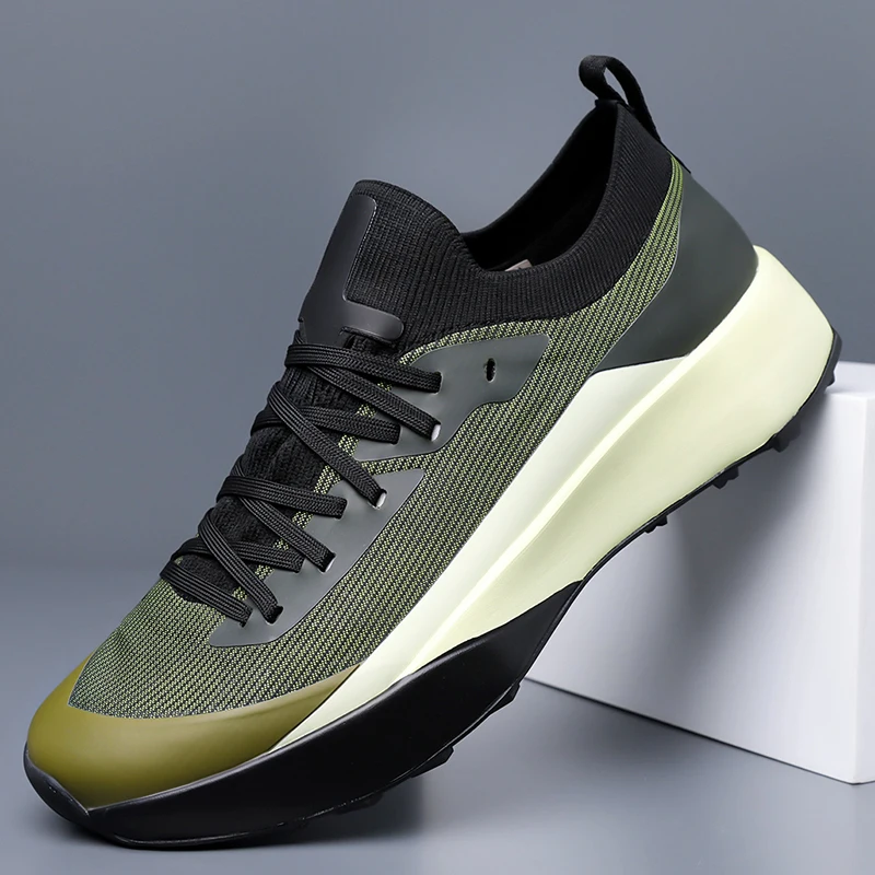 

Новые мужские походные ботинки 2026 года, черно-зеленые, для активного отдыха, дизайнерские, для гор, высококачественные, для ходьбы