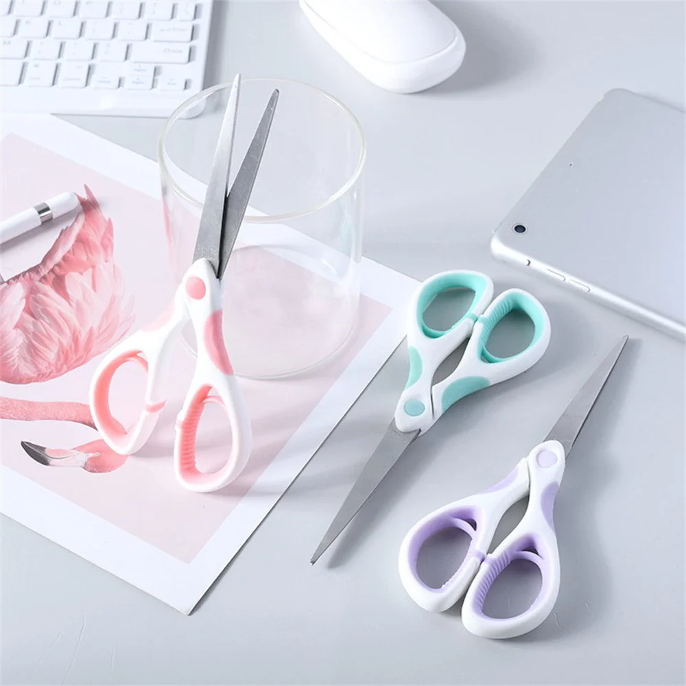 Fashion Colored Portable Mini Scissors Child Student Cut Paper Tool Stationery Gift Office School Supply Tailor Shears