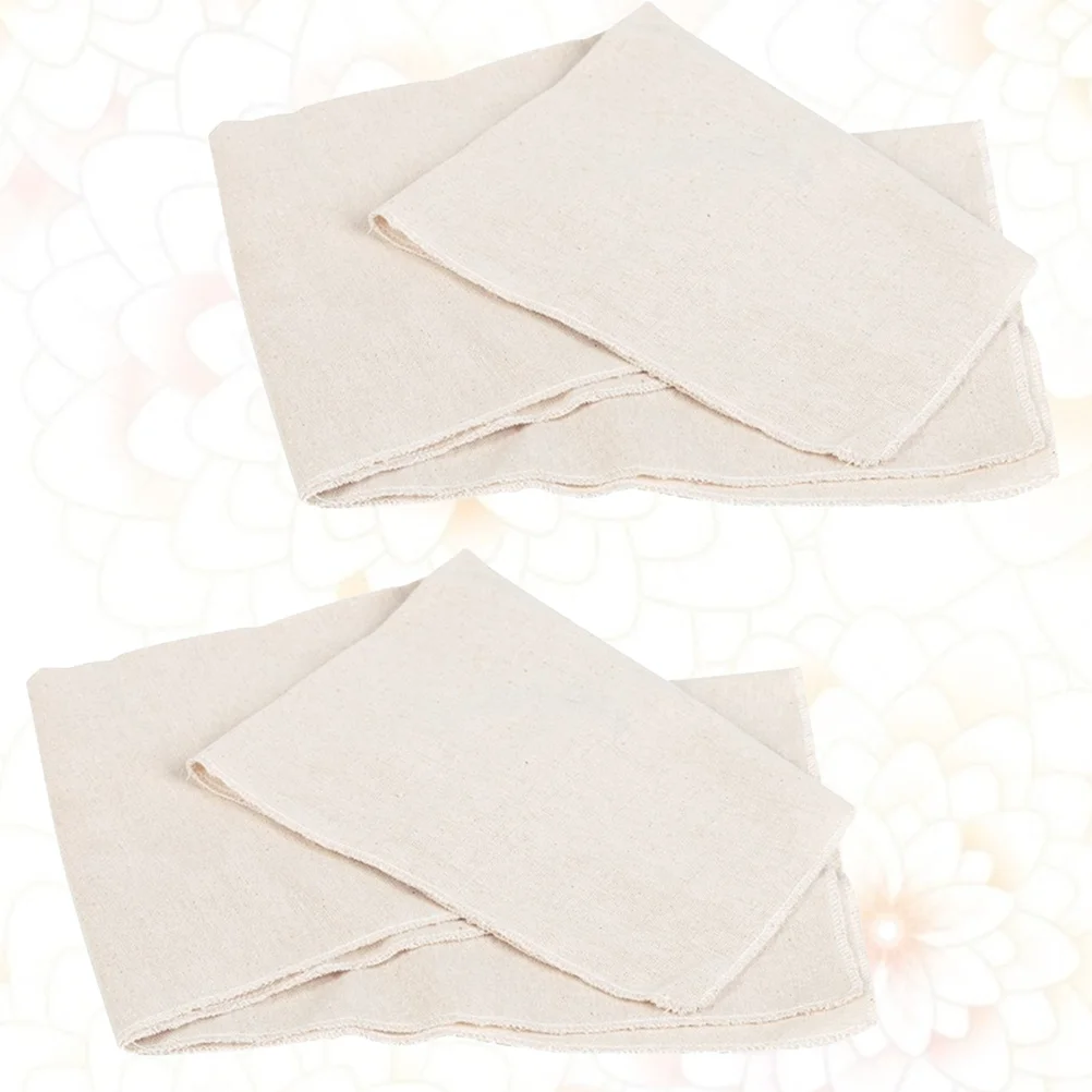 2 Pcs Baking Supplies Kitchen Utensil Cotton Pastry Proofing Cloth Making Tools