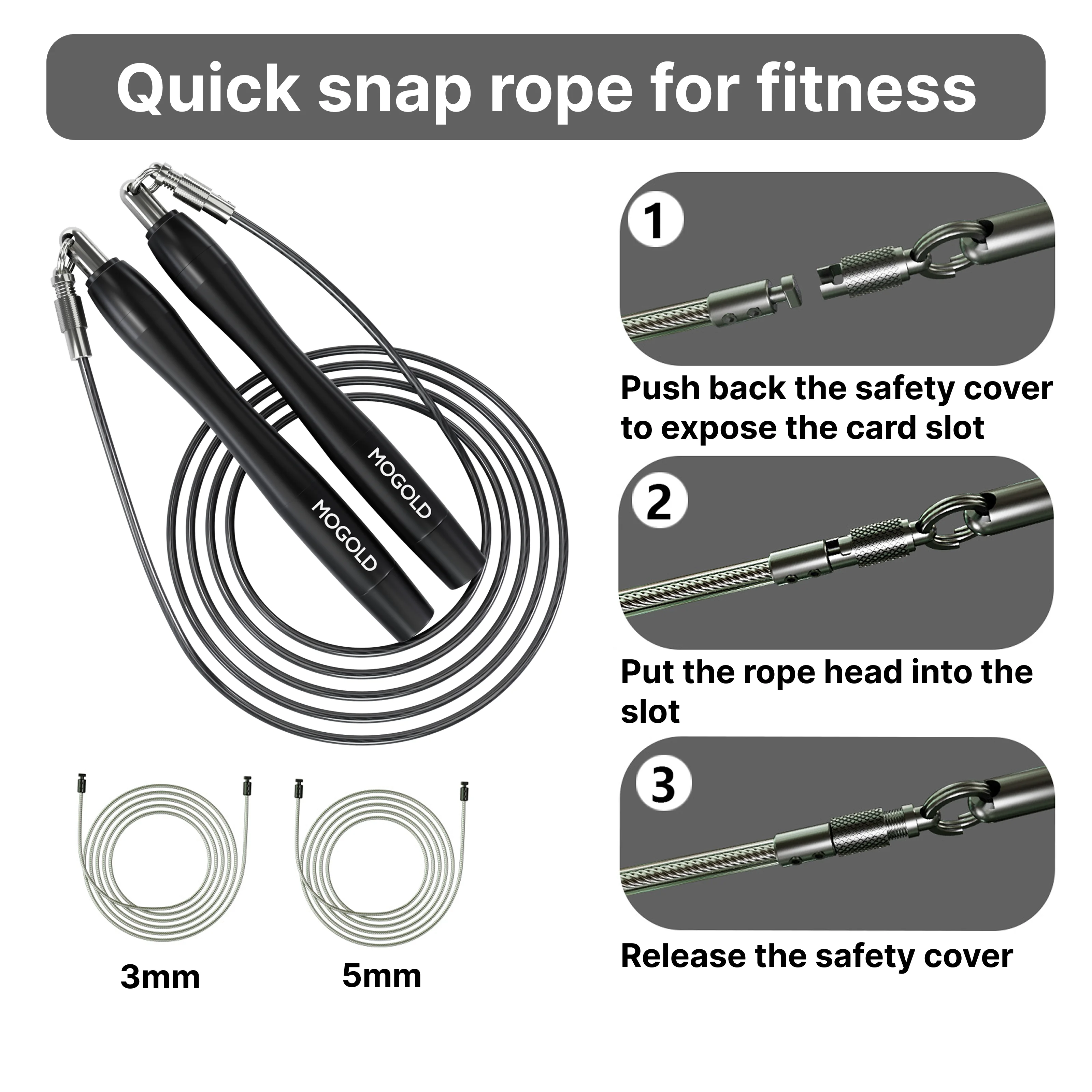 Double Rope Jump Rope, Exercis - Speed Skipping Rope recension och pris