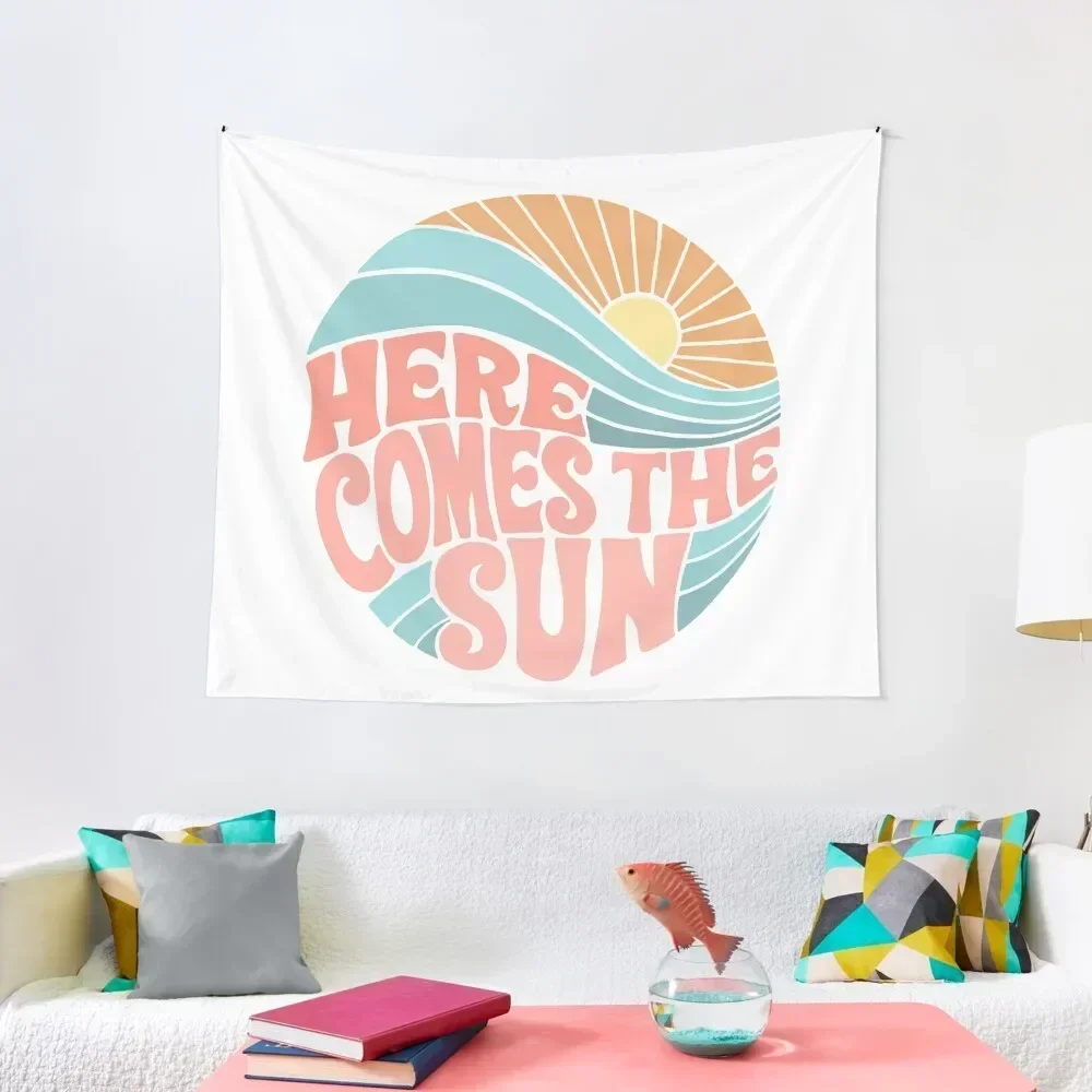 

Pink Groovy Here Comes the Sun Tapestry Room Design Bedroom Decoration Home Decoration Room Decoration Accessories Tapestry