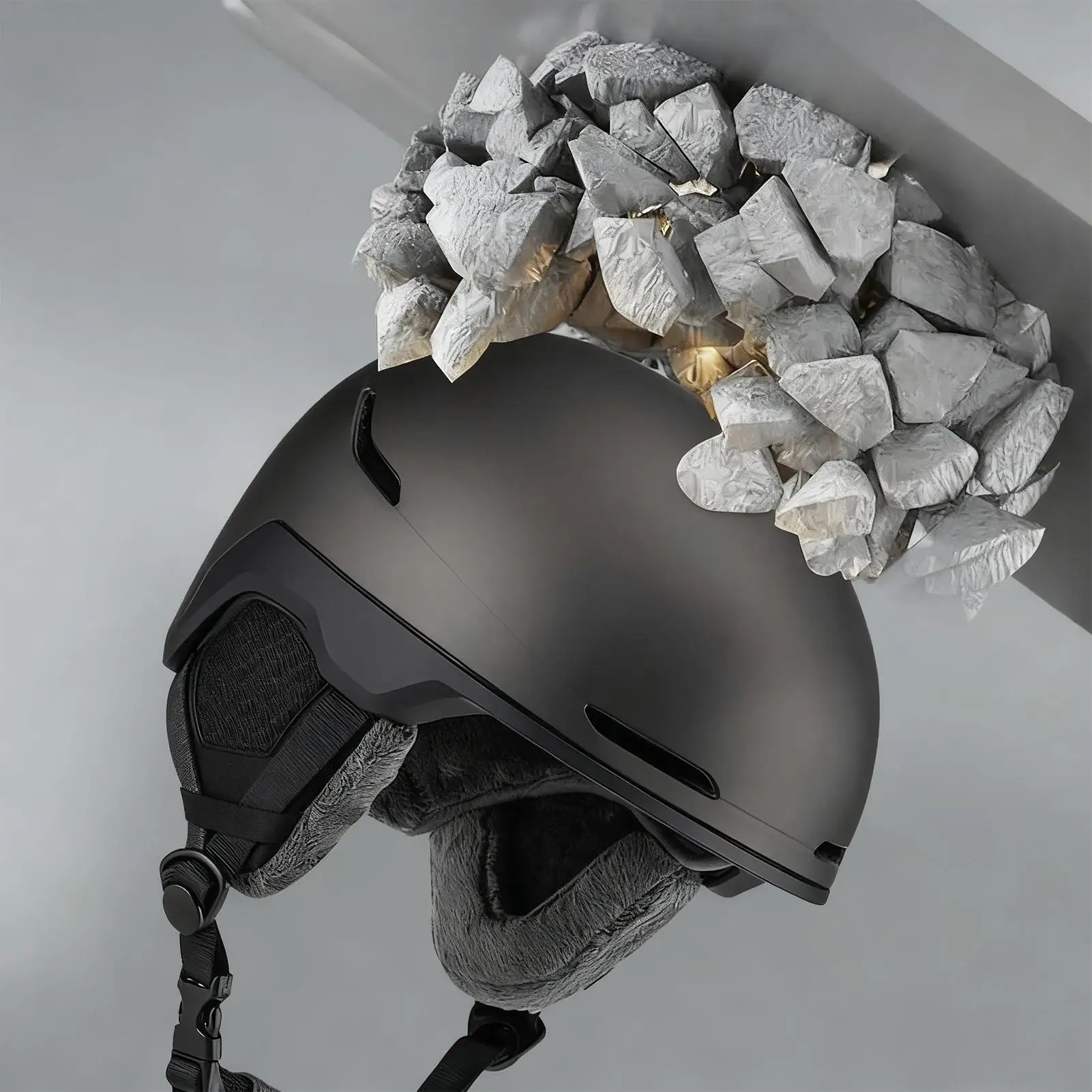 خوذة على الجليد قابلة للغسل وقابلة للتعديل للحماية، خوذة ركوب الدراجات للشباب والبالغين والنساء والرجال وكرة القدم على الجليد #5