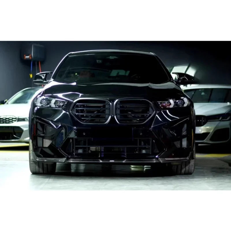 High Quality A-Style Dry Carbon Fiber Lip Front Spoiler Body Kit For XM F