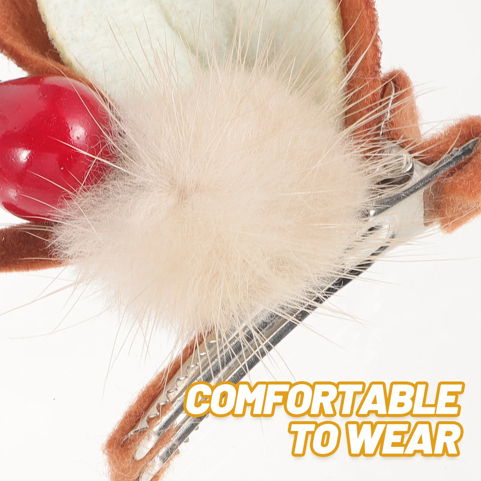 

4Pairs Reindeer Antler Hair Clips Christmas Festival Holiday Hair Barrettes for Women Party Accessories Reindeer Antlers