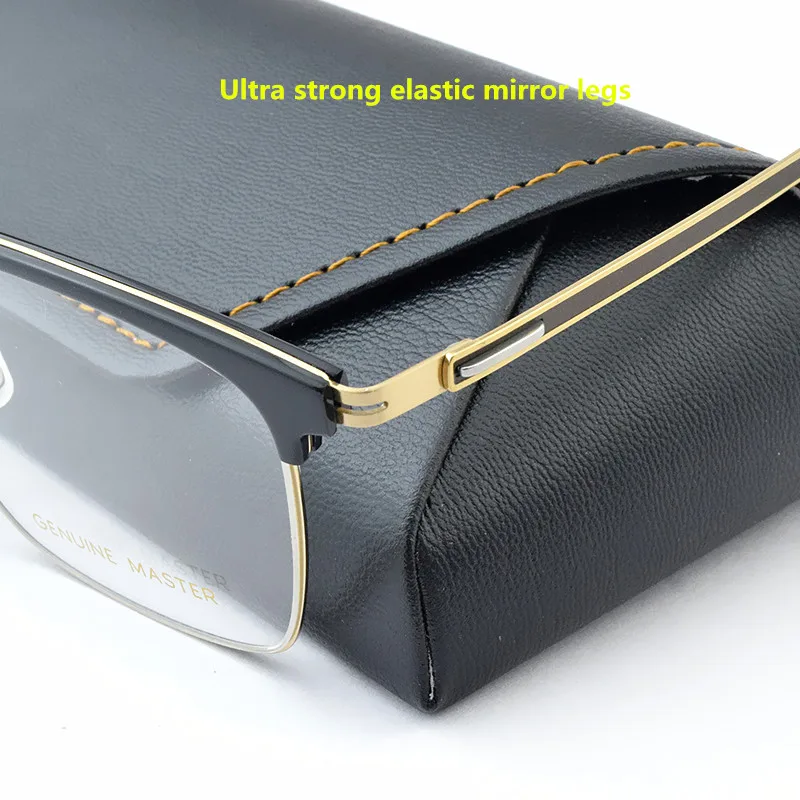 new Titanium Glasses Frame Men Eyebrow Luxury Fashion Ultralight Eyeglasses Myopia Prescription Acetate Eyewear Spectacles Women