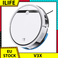 ILIFE V3X Robot Vacuum Cleaner, 2 in 1 Vacuum and Mopping, 3000Pa Suction, 300ml Dustbin, 2900mAh Battery, App/Voice Control