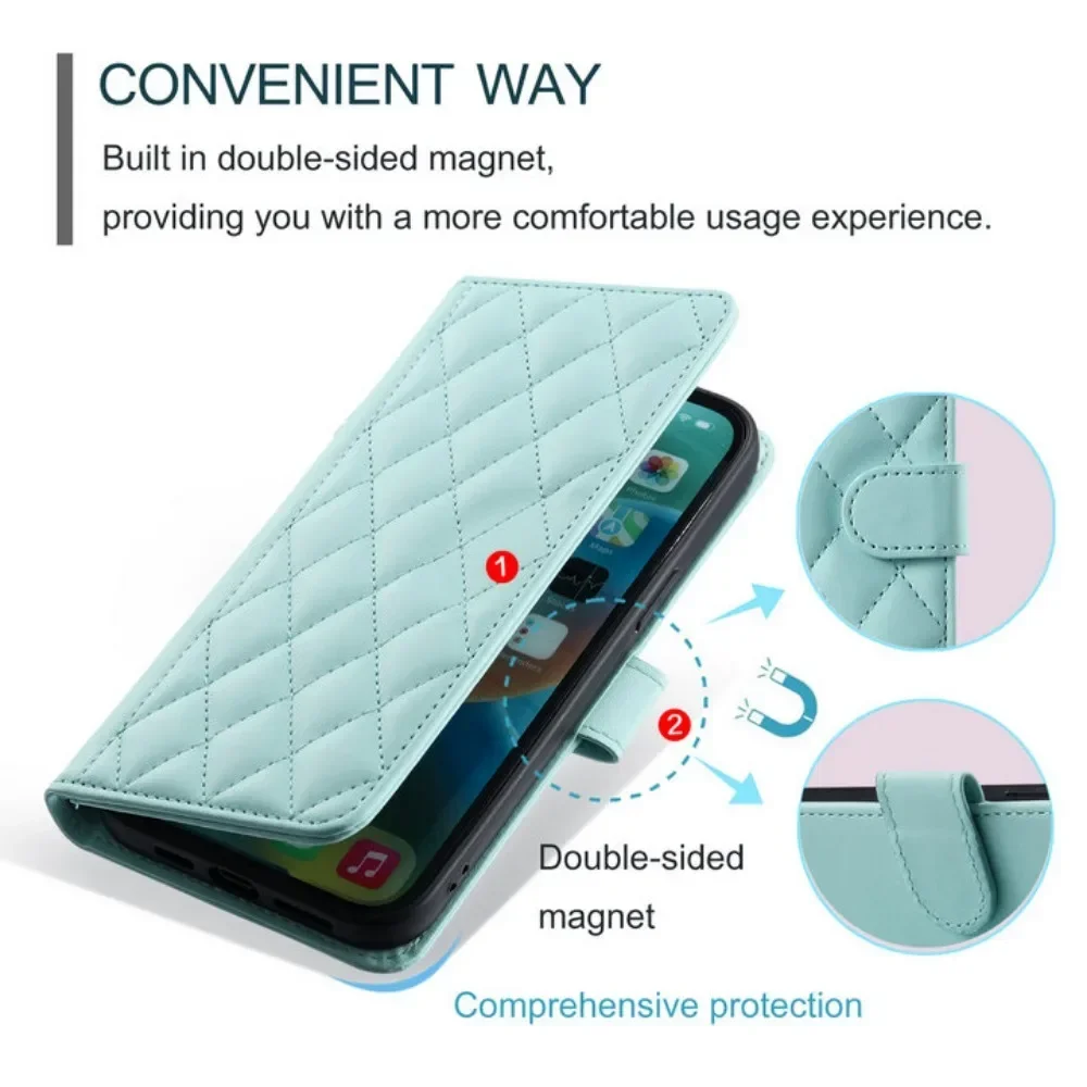 Flip Case For OPPO A80 5G Crossbody Leather Wallet Cover For OPPO A5 Pro A60 A40 A98 A79 A78 A58 A38 A18 A57S A 57 77 A77S Etui